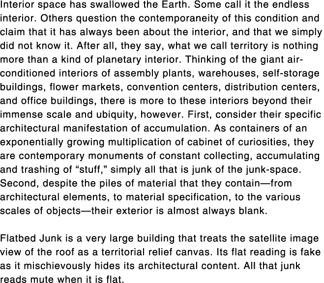 Interior space has swallowed the Earth  Some call it the endless interior  Others question the contemporaneity of thi   